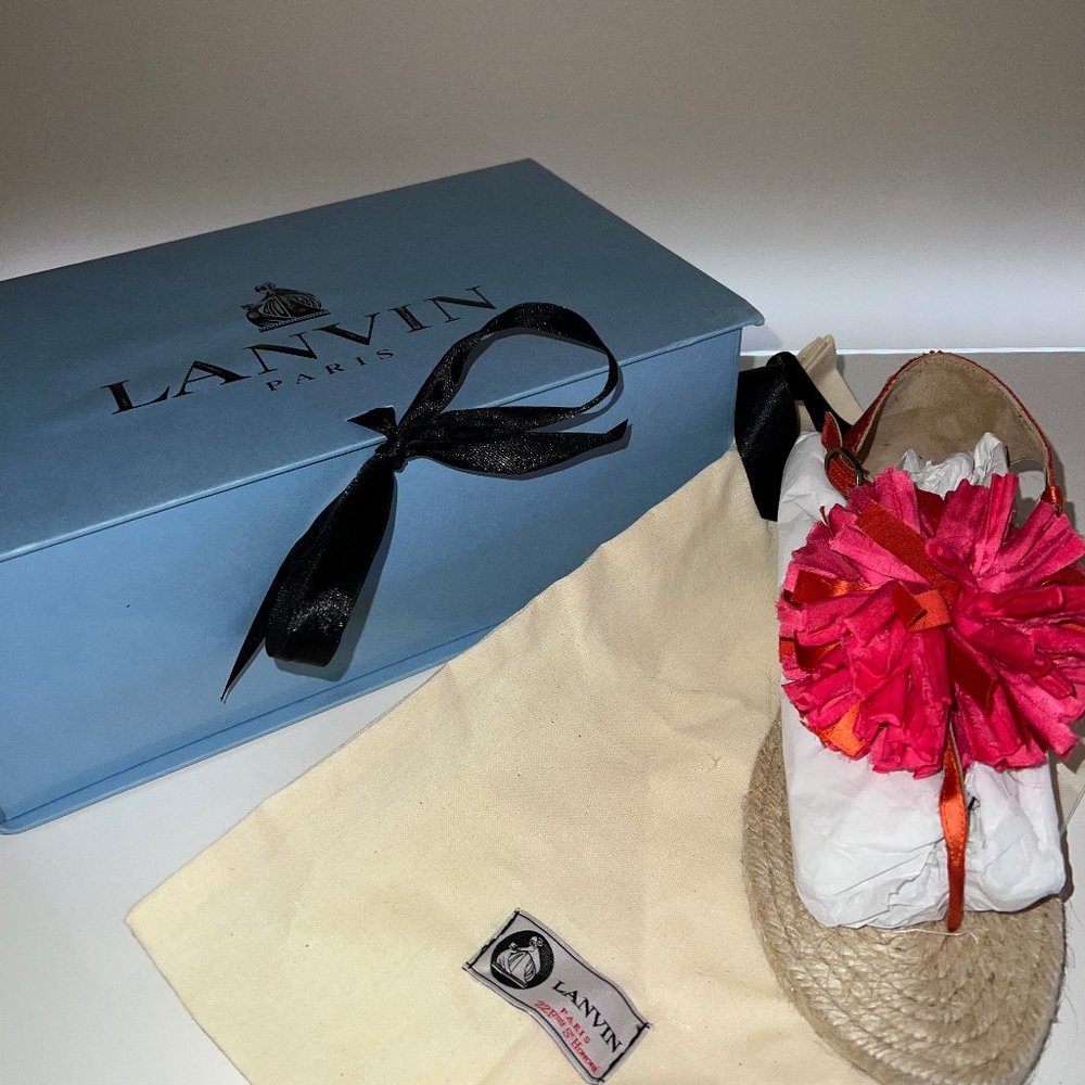 Lanvin Pompom Espadrille